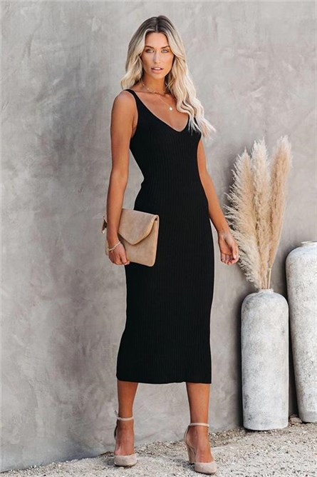 Women's Dress MG1724 - Black #394759