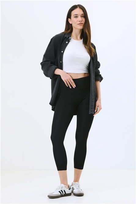 High Waist Double Pocket Shaping Sports Leggings  #452140