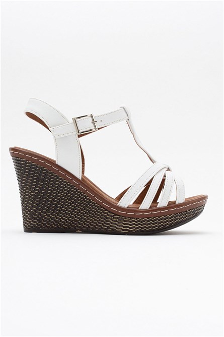 Women's Full Sole Sandals - White #385525