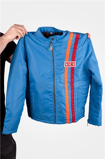 Дамско яке - Синьо #265335  Дамско яке - Синьо #265335