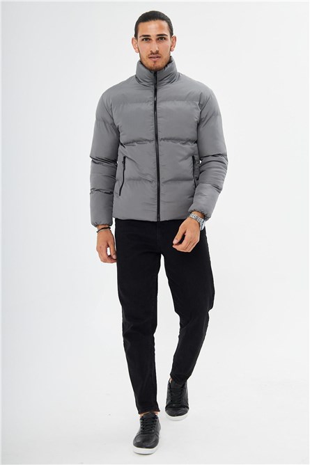 DM-500 Men's Waterproof and Windproof Winter Jacket - Gray #408600