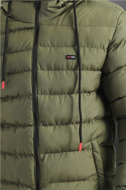 DM-190 Men's Hooded Jacket - Green #408304