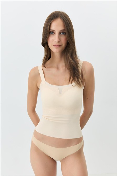 Seamless, Wire-Free Laser-Cut Bra With Removable Pads 1011  #452221