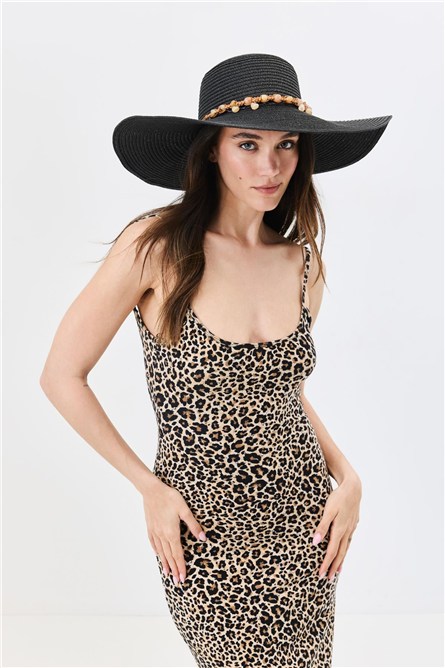 Wide Brim Straw Beach Hat Y25730-12  #451914