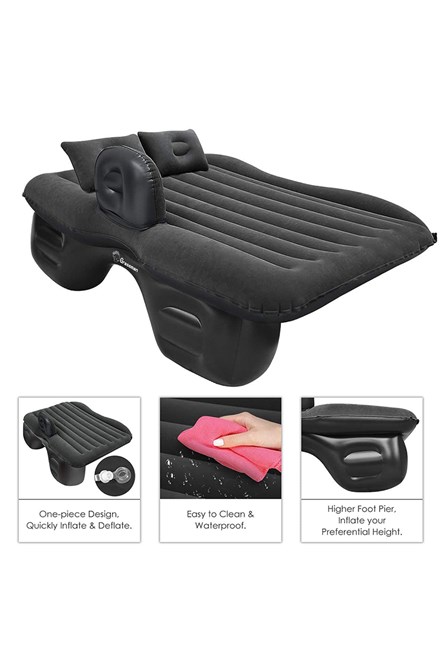 Inflatable car bed - Black 20210835806