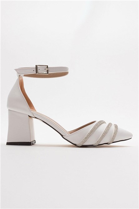 Women's Elegant Sandals - White #385598