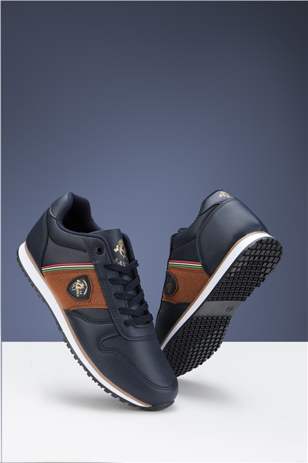 S.A UPOLO Men's Casual Shoes Navy Blue 1950