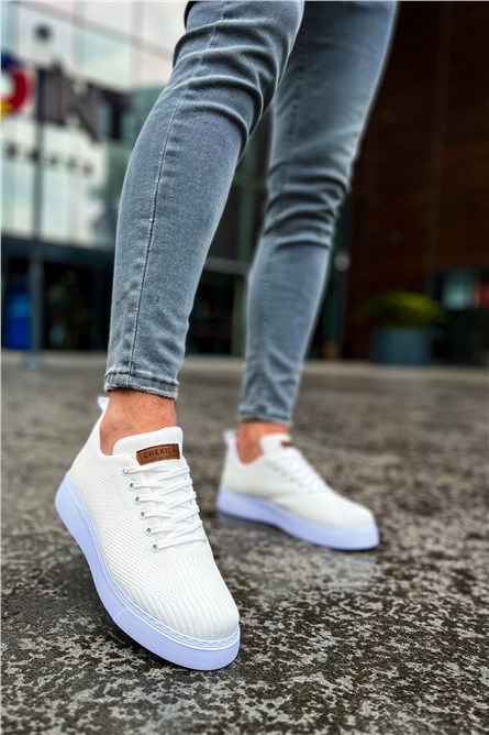 Men's Lace Up Shoes CH413 TBT - White #385153