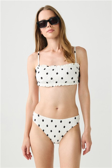Straplez Bikini Takım 2671 Beyaz  #452653