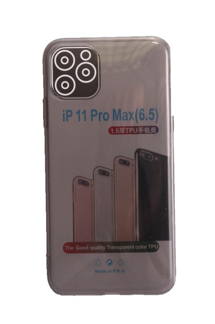 Силиконов гръб за iPhone 11 Pro Max Черен 734274