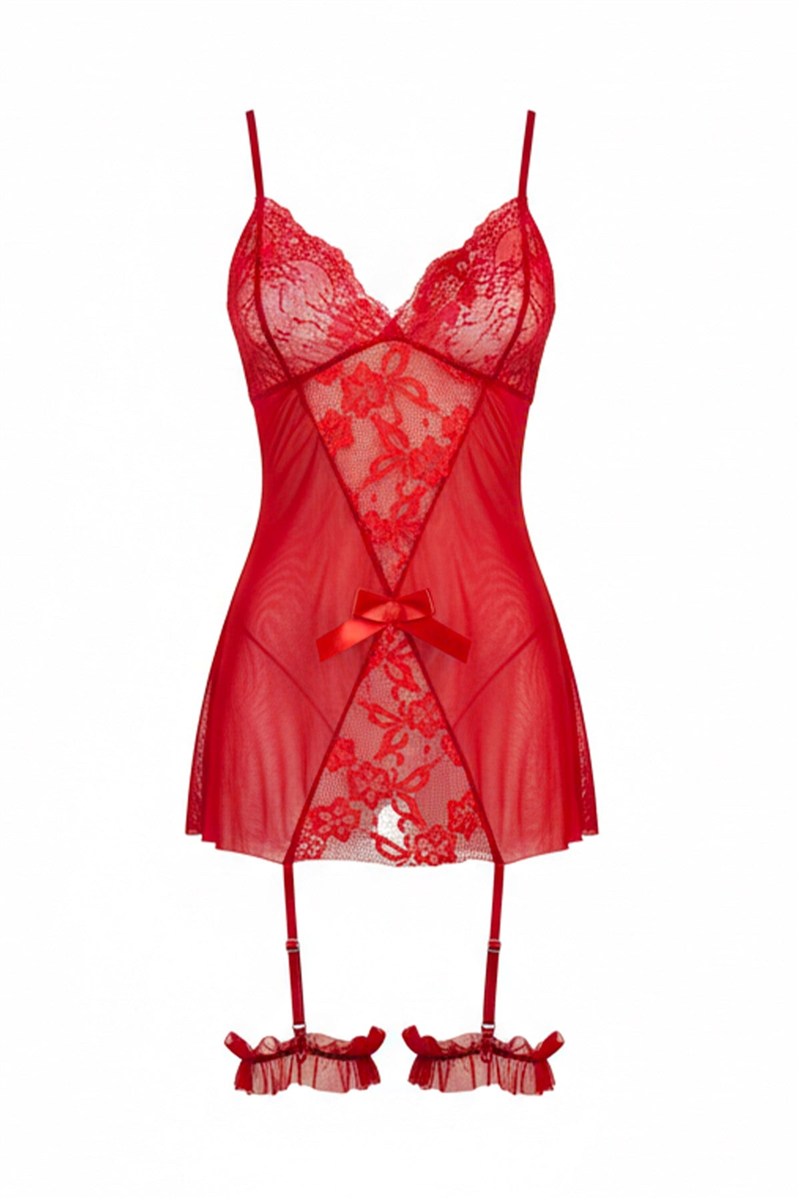 Floral Lace Babydoll Nightgown  #452381