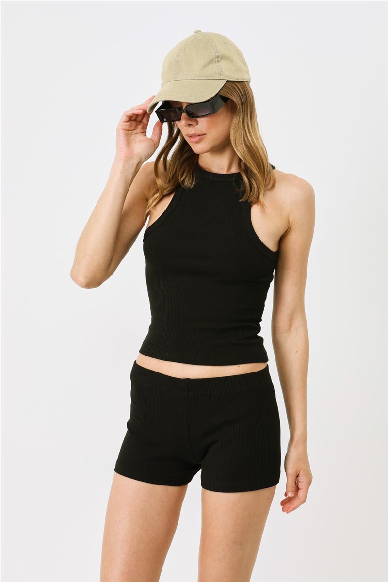 Women's Ribbed Knit Short Boxer 930  #451563