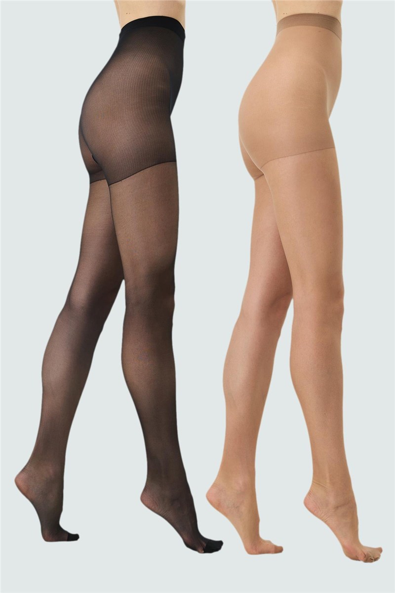 High-Waisted Sheer Mesh Detail Panties - Elegant Lace & Tulle Briefs - Style C19303  #452105