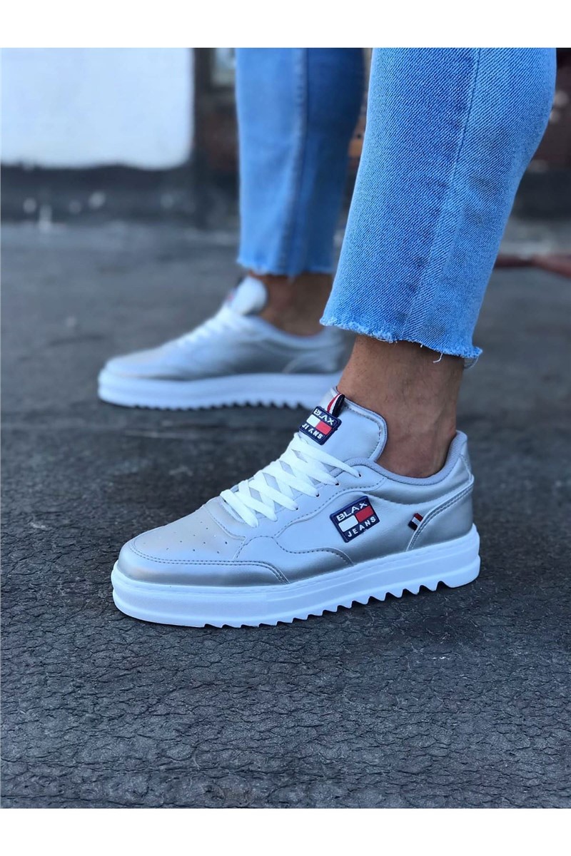 Men's Casual Shoes WG206 - Silver #358118