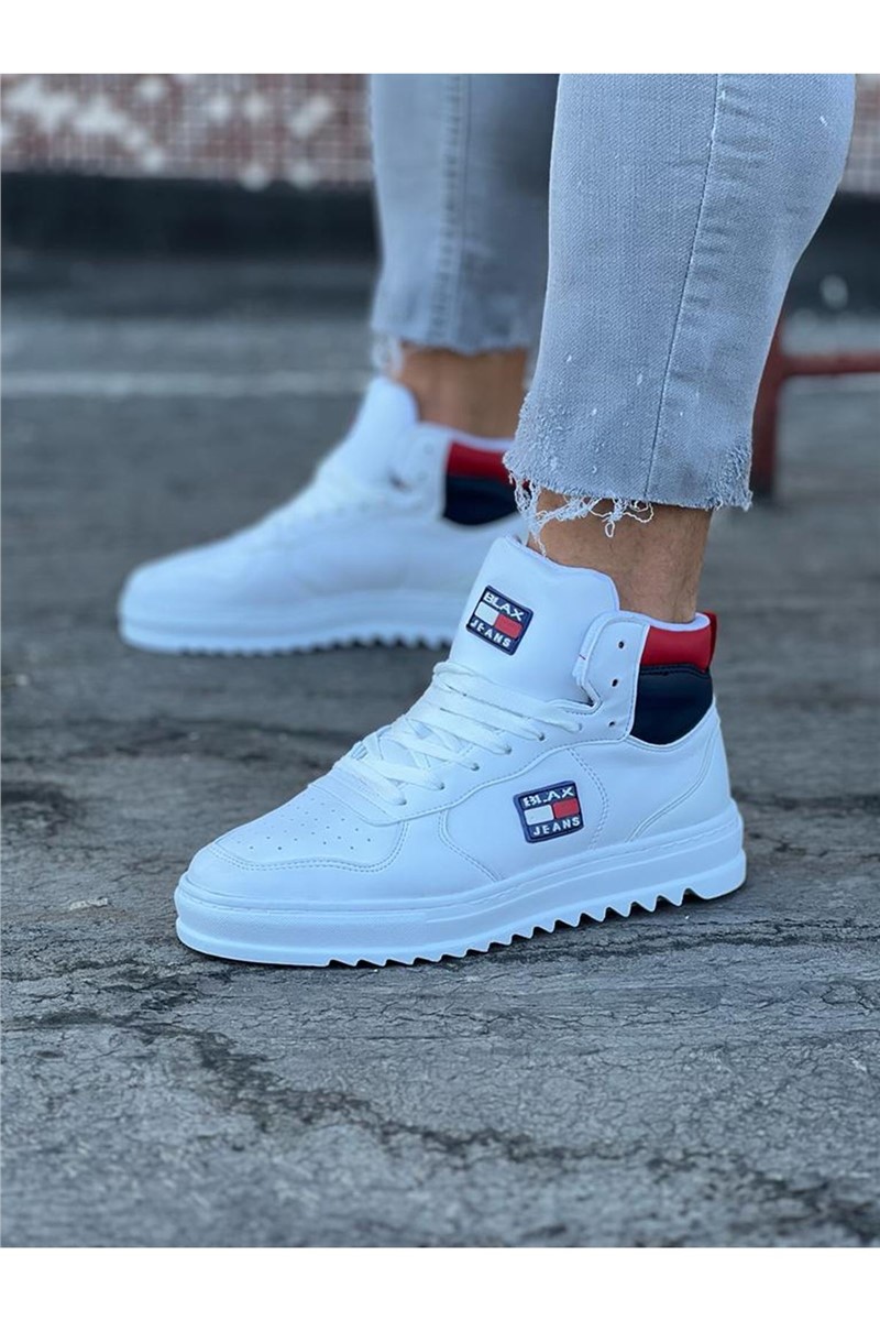 Męskie buty sportowe WG220 - białe #363089