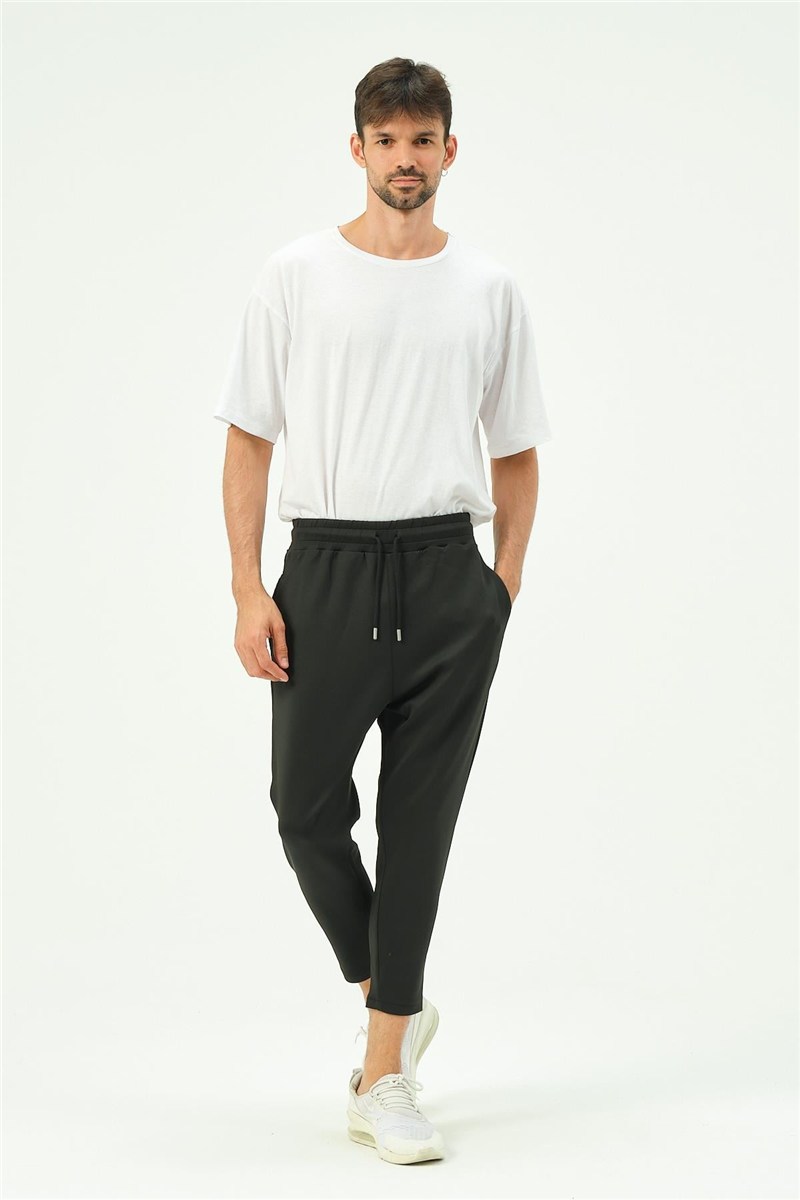 C&City Men Loose Cut Straight Leg Sweatpants with Back Pocket 856  #451127