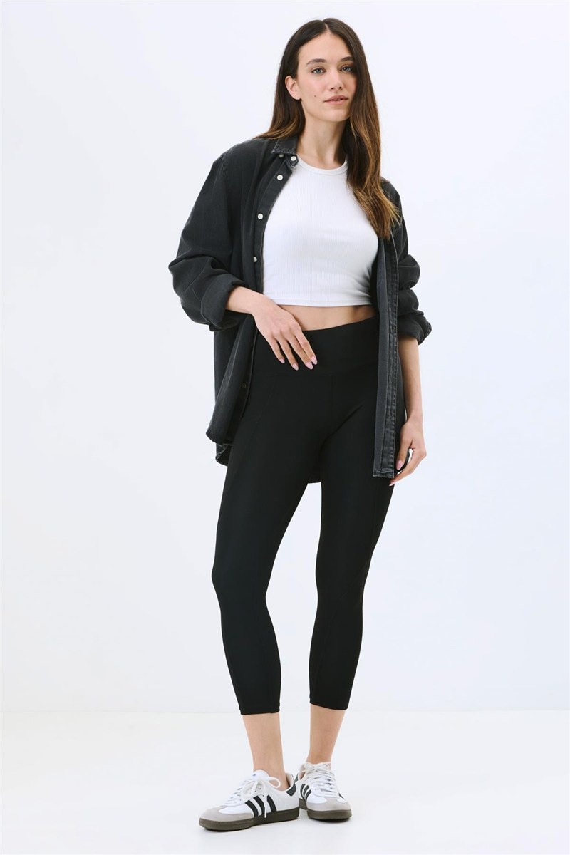 High Waist Double Pocket Shaping Sports Leggings  #452140