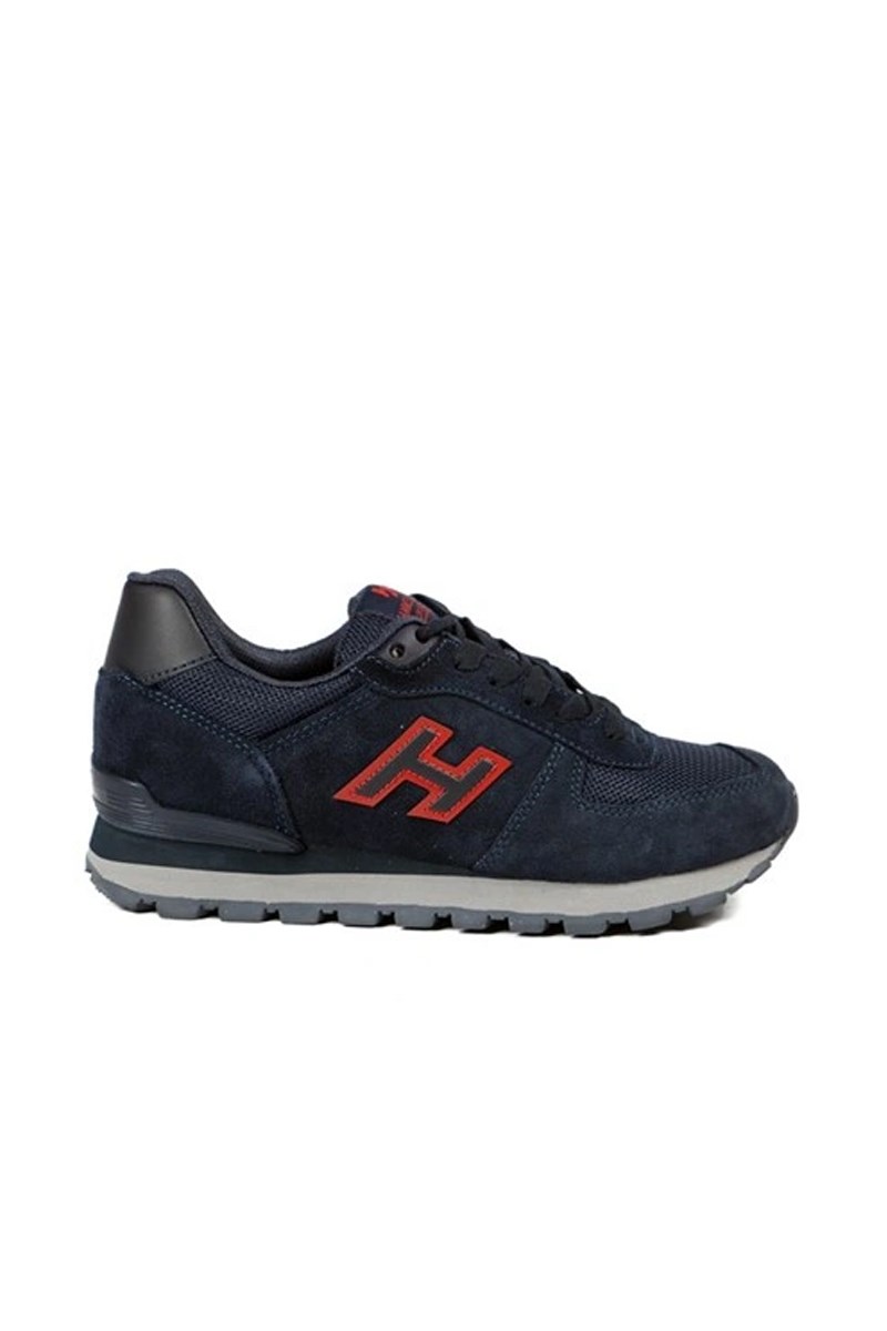 Prawdziwej Skóry Damskie Buty Sportowe Hammer Jack - Granatowe z Czerwonym #368187